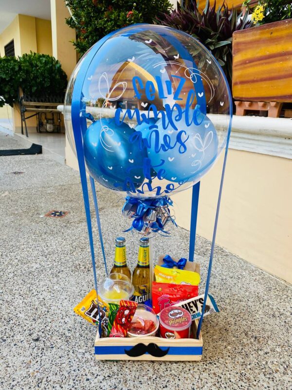 Detalle con globo aerostatico viajes de sabores