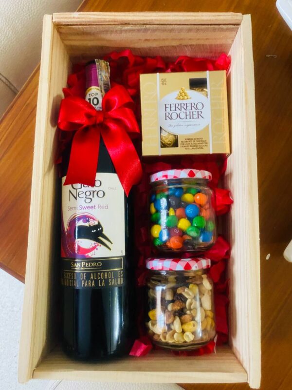 Caja deslizable brindis de amor