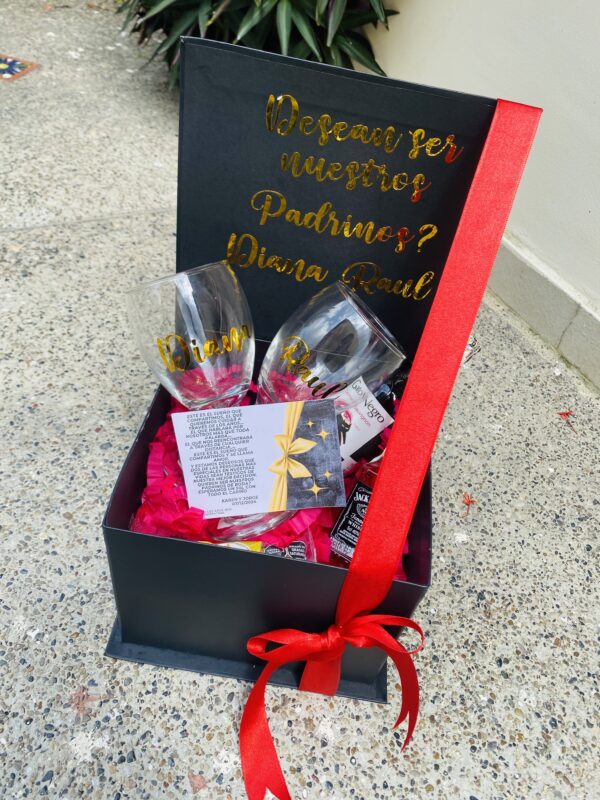Caja brindis de amor mini