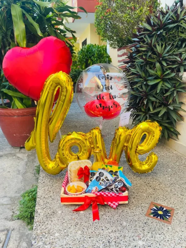 Desayuno Love corazón