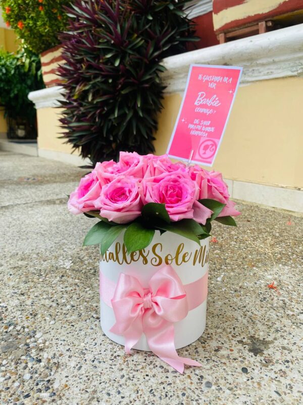 Cilindro de flores mini