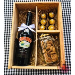 Caja deslizable crema de wisky