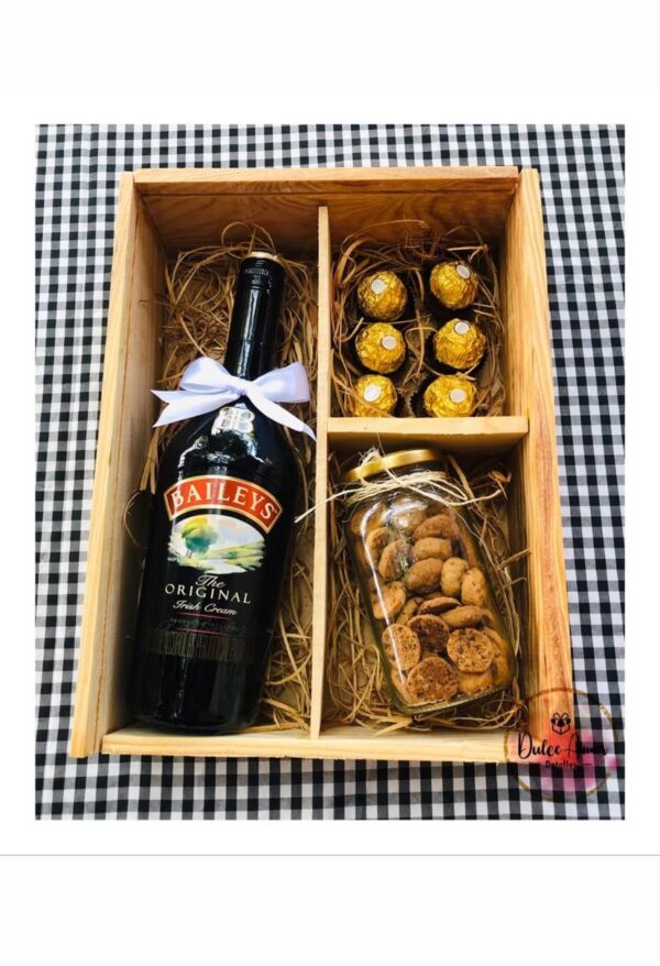 Caja deslizable crema de wisky